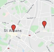 St Albans Map